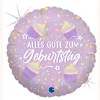 Folienballon Alles Gute zum Geburtstag pastell