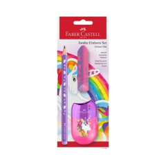 FaberCastell Schreibset Jumbo Einhorn 3tlg.