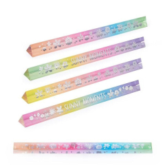 Regenbogen-Lineal Acryl