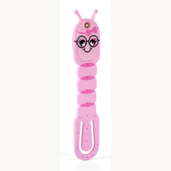 flexilight LED-Leselampe Bookworm pink