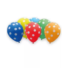 Luftballons Dots 6 Stück