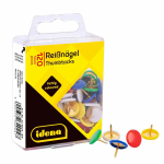 Idena Reißnägel aus metall weiss