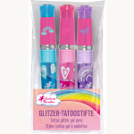Glitzer-Tattoostifte Einhorn-Paradies