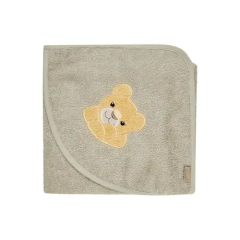 Kapuzenbadetuch 80x80 Löwe Leo
