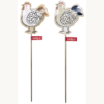 Dekostecker Huhn- LandLust, sort.