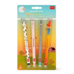 LEGAMI Löschbare Gelstifte Farmtiere 4er Set