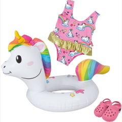 Schwimmset Einhorn Henri 35-45cm