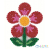HAMA Steckplatte Blume rot