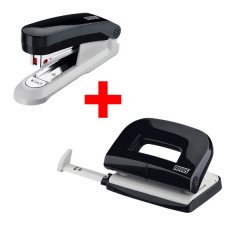 Novus Locher und Hefter schwarz