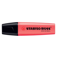 Textmarker Stabilo rot
