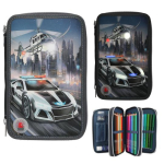 Monster Cars 3 Fach Federtasche