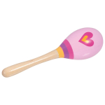 Maracas Herz rosa