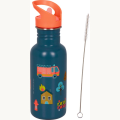 Edelstahlflasche Feuerwehr ca. 0,5l