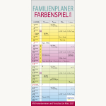 Familienplaner Farbenspiel 19x46