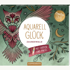 Aquarell Glück Zauberwald