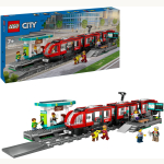 60423 City Straßenbahn mit Haltestelle