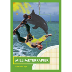 Millimeterpapierblock A4 20Blatt
