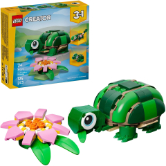 31377 Schildkröte mit Seerose