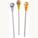 Bleistift m. Schneekugel Topper Wintertiere