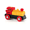 BRIO Batterie Lok gelb