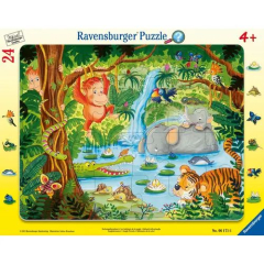 Rahmenpuzzle Dschungel 24 Teile