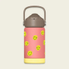Trinkflasche smile pink gelb
