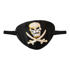 Piraten Augenklappe schwarz
