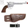 Cowboy Pistole mit Halfter und Gürtel