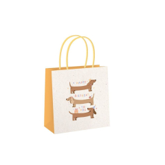 Geschenktüte klein Happy Birthday to you (Dackel)