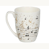 Porzellan-Tasse Noten - All about music