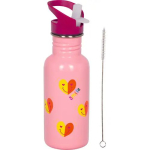 Edelstahlflasche Herz - Kleine Freunde