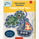 M. kl. Bastelset Fädel-Karten Schildkröte/Boot