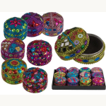 Bunte Schmuckdose oriental