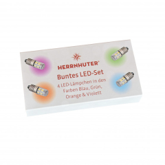 Herrnhuter LED-Set bunt