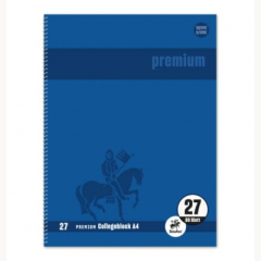 Collegeblock A4 Lin 27 blau