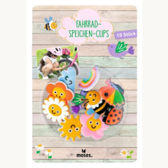 Fröhliche Fahrradspeichen-Clips