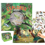 Explorer Stickerworld mit Relief Sticker
