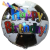 Folienballon Happy Birthday Fußball