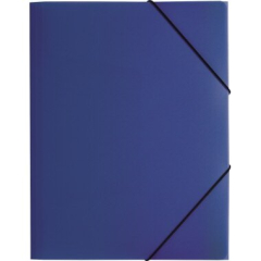 Gummizugmappe PP A4 blau