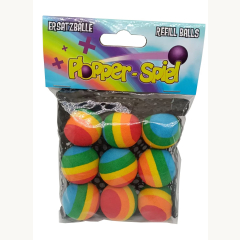 Plopper Ersatzbälle Regenbogen 9er Pack