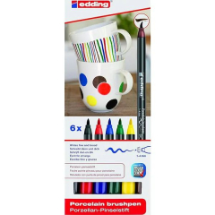 Porcelanmalstift 6er