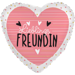 Folienballon Lieblings-Freundin