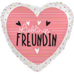 Folienballon Lieblings-Freundin