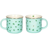 Porzellan-Tasse Glücksklee