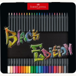 Farbstiftetui 25St Black Edition Metalletui