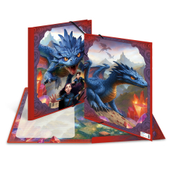 Sammel-/Gummizugmappe A3 Dragon