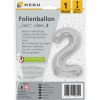 Folienballon  80cm silber 2