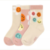 3 Socken Smiley World dusty rose 23-28