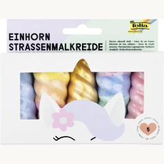folia Straßenmalkreide Unicorn