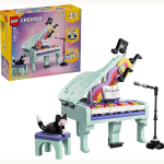 31392 Deko-Klavier mit Katze